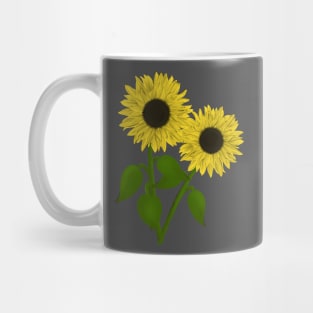 Two sunflowers Mug